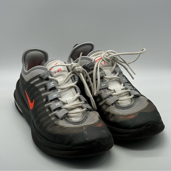 Nike Air Max Axis Wolf Grey Crimson Sneakers - Picture 1 of 11